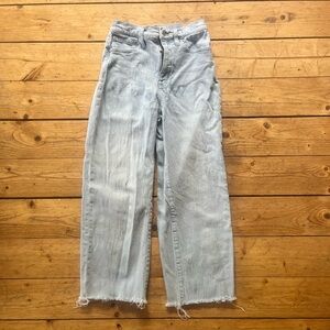 Madewell The Perfect Vintage Wide Leg Crop Jean sz 25